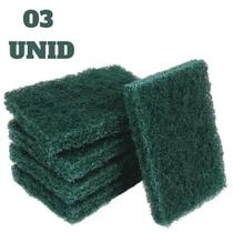 3 Fibra Abrasiva Para Limpeza Pesada Limpa Grelha Churrasqueira Panela 3 Fibra Abrasiva Para Limpeza Pesada Limpa Grelha Churrasqueira Panela
