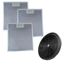 3 Filtro Alumínio + Carvão Depurador Electrolux De80b De80x 3 Filtro Alumínio + Carvão Depurador Electrolux De80b De80x