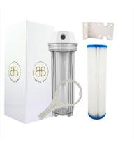3 Filtros Caixa Dágua Cavalete + 3 Refis Plissado Lavável Branco 3 Filtros Caixa Dágua Cavalete + 3 Refis Plissado Lavável Branco