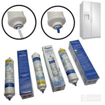3 filtros De Agua para geladeiras, refrigeradores Side By Side, maquina de gelo, bebedouros externo engate rápido 1/4