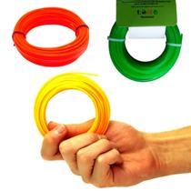3 Fio De Nylon Para Roçadeira 2.4mm X 10m Perfil Quadrado 3 Fio De Nylon Para Roçadeira 2.4mm X 10m Perfil Quadrado