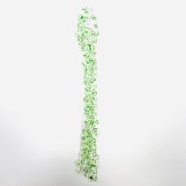 3 Fio de Pedras Quadrada 10mm 60un Cristal Listra Verde 35cm