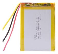 3 Fios 505573 3,7v 3000mah Para Gps Foston Multilaser 7