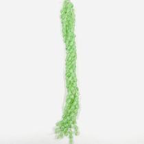 3 FioS de Pedras Gota 12x9mm 90un 35cm Miolo Verde Arte