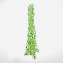 3 Fios de Pedras Redonda 14mm 75un Cristal Listra Verde 35cm
