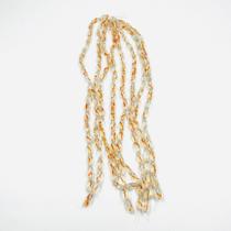 3 Fios de Pedras Retângulo 16x6mm 60un Listra Laranja 30cm 3 Fios de Pedras Retângulo 16x6mm 60un Listra Laranja 30cm