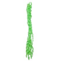 3 Fios de Pedras Retângulo 16x6mm 60un Verde Cristal 30cm