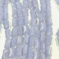 3 Fios Pedras 14x9mm 72un Retângulo Canto Curvado Lilás 35cm 3 Fios Pedras 14x9mm 72un Retângulo Canto Curvado Lilás 35cm