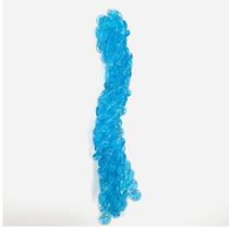3 Fios Pedras 19mm 60un Redondo Chato Azul Transparente 35cm 3 Fios Pedras 19mm 60un Redondo Chato Azul Transparente 35cm