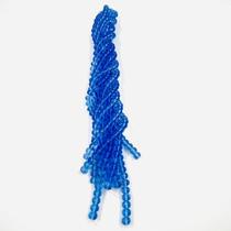 3 Fios Pedras 8x10mm 144un Esfera Facetada Azul Transparente 3 Fios Pedras 8x10mm 144un Esfera Facetada Azul Transparente