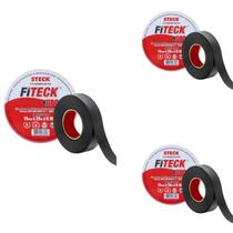 3 Fita Isolante Preta Steck 20 Metros 750V 0.19mm SFT1820 3 Fita Isolante Preta Steck 20 Metros 750V 0.19mm SFT1820
