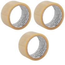 3 Fitas Adesiva 3m P/ Empacotamento Transparente 48mm 5m