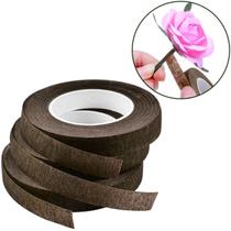 3 Fitas Floral Marrom Artesanato Encapar Arame Flores Folhas 3 Fitas Floral Marrom Artesanato Encapar Arame Flores Folhas