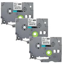 3 Fitas para Fios Tze-FX 231 Compatível P/ Rotulador Brother
