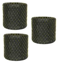 3 Fitilho Plástico Verde Resistente Macio Reciclável 2000m