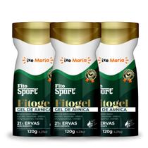 3 Fitosport Gel de Arnica 21 Ervas extra forte 120g
