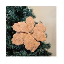 3 Flor Pick Bico Papagaio Natural Cortiça Árvore Natal 35Cm - Magizi