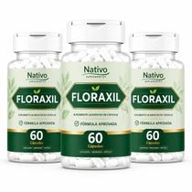 3 Floraxil 60 Cápsulas Equilíbrio Intestinal