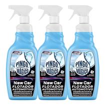 3 Flotador Desengordurante Pingo Magico Automotivo 500ml 3 Flotador Desengordurante Pingo Magico Automotivo 500ml