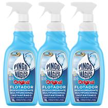 3 Flotador Desengordurante Pingo Magico Original 1L 3 Flotador Desengordurante Pingo Magico Original 1L