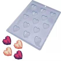 3 Formas coração lapidado simples bombom pascoa bwb 9835 Tradicional Chocolate 3 Formas coração lapidado simples bombom pascoa bwb 9835 Tradicional Chocolate