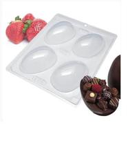 3 Formas ovo de pascoa 150g liso simples Chocolate bwb 703 3 Formas ovo de pascoa 150g liso simples Chocolate bwb 703
