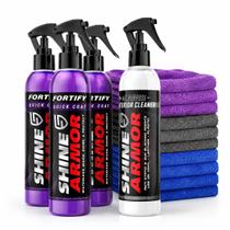 3 Fortify Shine Armor Lava Encera + 1 Interior Cleaner Couro 3 Fortify Shine Armor Lava Encera + 1 Interior Cleaner Couro