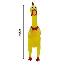 3 frangos galinhas mordedor grito plástico pequeno