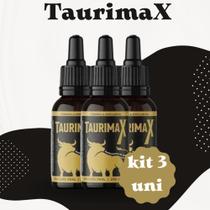 3 frasco taurimax original 30ml hiper potente