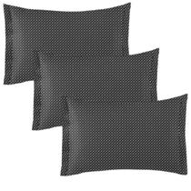 3 Fronhas Avulsas Toque Acetinado 3 Abas Slim Preto 50cm x 70cm Altenburg 3 Fronhas Avulsas Toque Acetinado 3 Abas Slim Preto 50cm x 70cm Altenburg