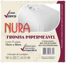 3 Fronhas Impermeável Para Travesseiros 70 Cm X 50 Cm - 70 cm x 50 cm - branca - NURA