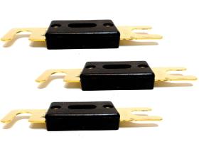 3 Fusíveis Tipo Faca 150 Amperes Som Automotivo - Technoise