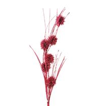 3 Galhos Natalinos vermelho ouriço com brilho 60cm 3 Galhos Natalinos vermelho ouriço com brilho 60cm
