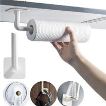 3 Ganchos Adesivo de Parede Cabide Porta Papel Toalha