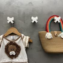 3 Ganchos de parede Laço infantil decoração delicado bebê