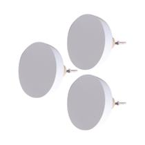 3 Ganchos Penduradores de Parede MDF 15mm Bola