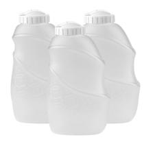 3 Garrafa De Água Jarra Suco Geladeira Tampa Higiênica 2 Litros Grande