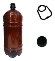 3 Garrafas Pet Growler 2 Litros Ambar C Tampa E Tampa E Alça 3 Garrafas Pet Growler 2 Litros Ambar C Tampa E Tampa E Alça
