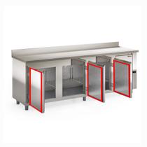 3 Gaxetas Balcão Expositor Para Gelopar Gevd-310 46x59