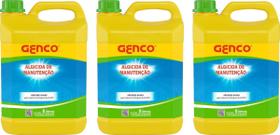 3 Genco Pool-trat Algicida Manutenção 5 Litros