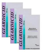3 Giardicid 500 Mg Para Cães Gatos Giardia 10 Cp Cepav Kit 3 Giardicid 500 Mg Para Cães Gatos Giardia 10 Cp Cepav Kit