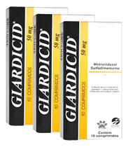 3 Giardicid 50mg Cachorros Cães Gatos Giardíase Cepav Kit 3 Giardicid 50mg Cachorros Cães Gatos Giardíase Cepav Kit