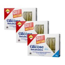 3 Gliinstan Glicose Instantânea Lowçucar Natural 5x15g