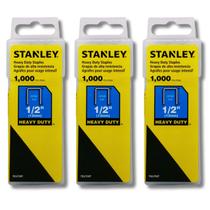 3 Grampos Grampeador Stanley Heavy Duty 12mm 1/2 Pol. Tapeceiro Marceneiro Estofado Pistola Manual 3 Grampos Grampeador Stanley Heavy Duty 12mm 1/2 Pol. Tapeceiro Marceneiro Estofado Pistola Manual