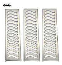 3 Grelhas Linear 15x50 Reforçada Alumínio + Caixilho(15x150) 3 Grelhas Linear 15x50 Reforçada Alumínio + Caixilho(15x150)