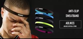 3 Headband Faixa De Cabeça Testeira Aolikes Sweatband 3 Headband Faixa De Cabeça Testeira Aolikes Sweatband