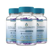 3 Hialuronizei - Ácido Hialurônico 100% Natural Nova Fórmula