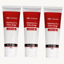 3 Hidratante Vitamina E e Filtro Solar Natu Charm Bisnaga 3 Hidratante Vitamina E e Filtro Solar Natu Charm Bisnaga