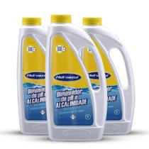 3 hidroazul diminuidor de ph e alcalinidade 1 litro tratamento de piscina