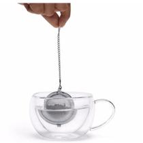 3 Infusor Inox Para Chá Peneira Coador Ervas Individual